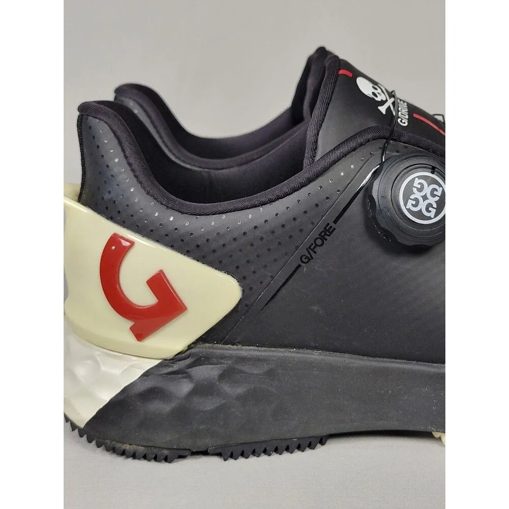 G/FORE G/DRIVE Spikeless Golf Shoes Mens Size 7.5 Onyx Waterproof G4MF21EF32